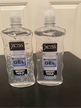 2 Xcess Styling Gel Sport Hold 10 Clear All Day Hold 16 oz Hair